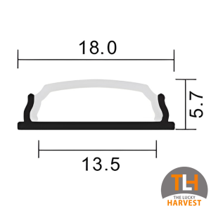 Bendy 1806 Aluminium Extrusion (3m)