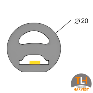 Round Wrap D20 Silicone LED 9.6w (1m)