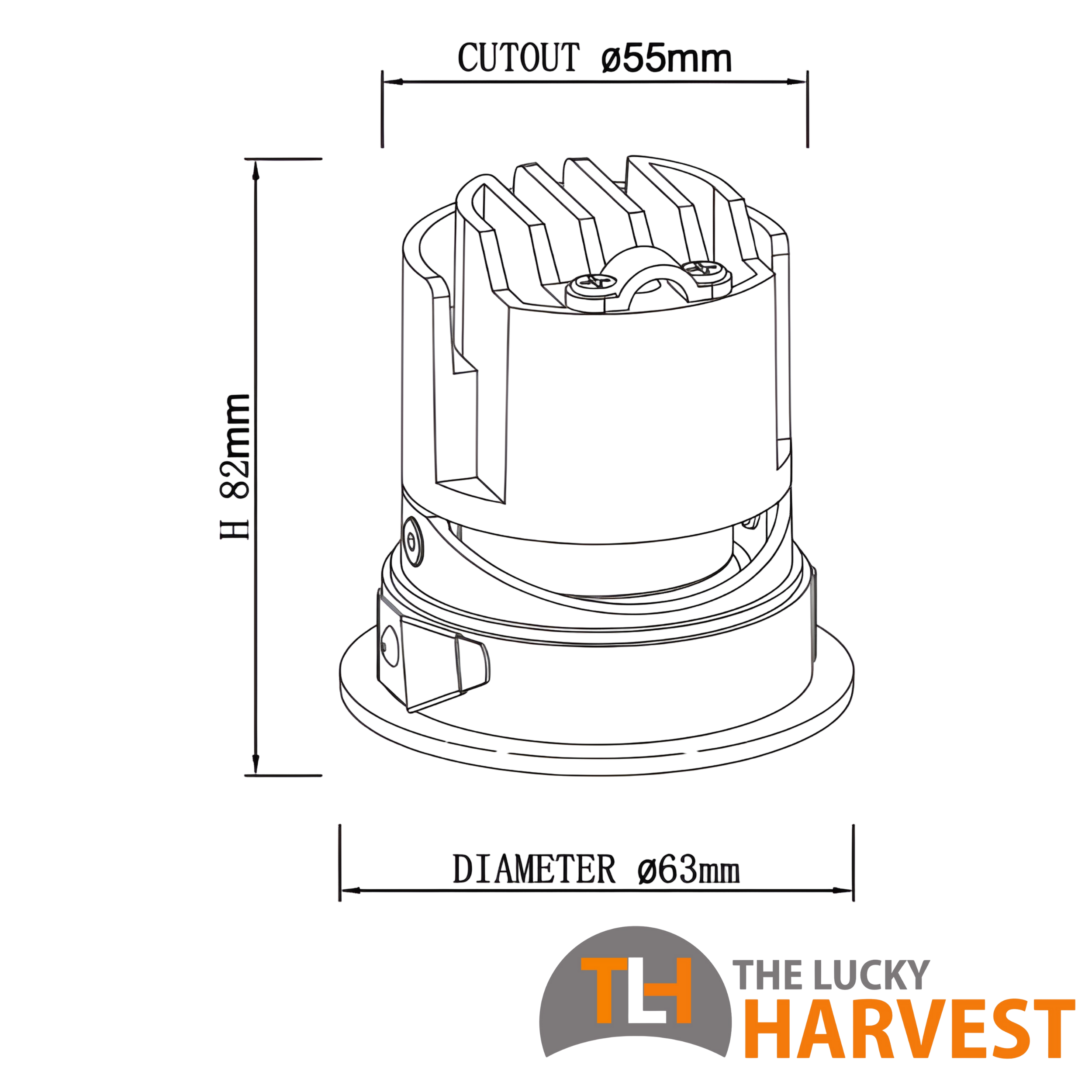 Rondell 55 Wash Downlight Φ63mm - Image 2