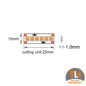 10mm LED Strip - 19.2w/m