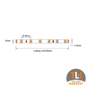 5mm LED Strip - 9.6w/m