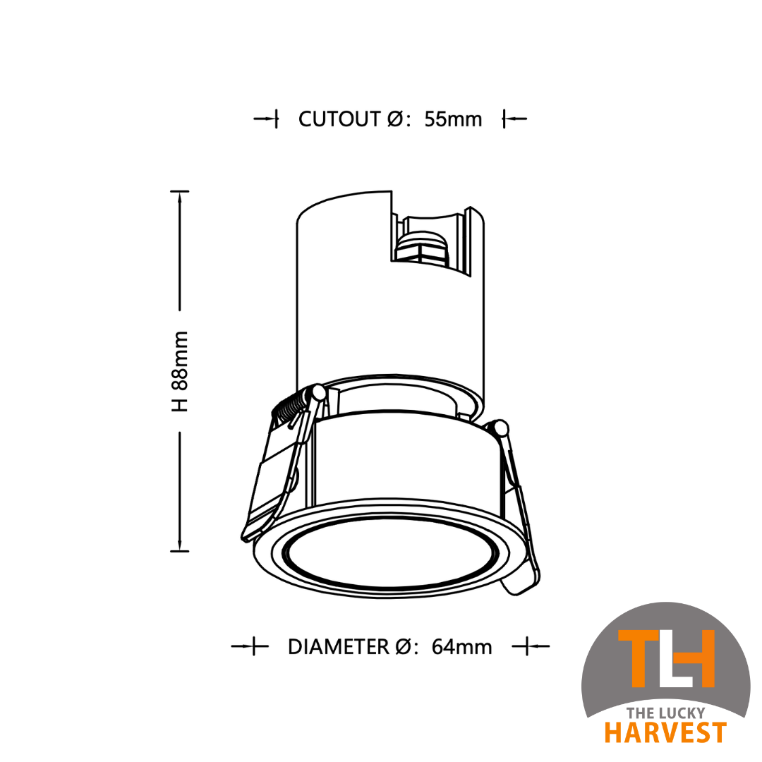 Doccia 55 Downlight Φ64mm - Image 2