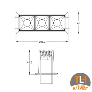 Cellules 3 Downlight