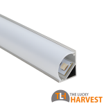 Corner 1010 Silver Aluminium Extrusion (3m)
