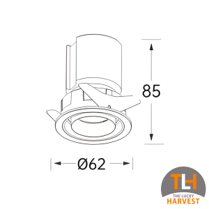 Savoia 55 Downlight Φ62mm