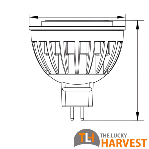 MR16 Waterproof Bulb 8W 15º