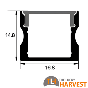 Squared 1415 Aluminium Extrusion (4m)