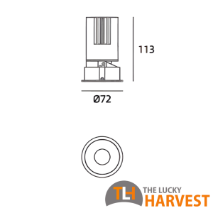 Bell 65 Tilt Downlight Φ72mm