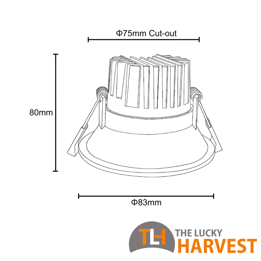 Bell 75 Downlight Φ82mm - Image 2