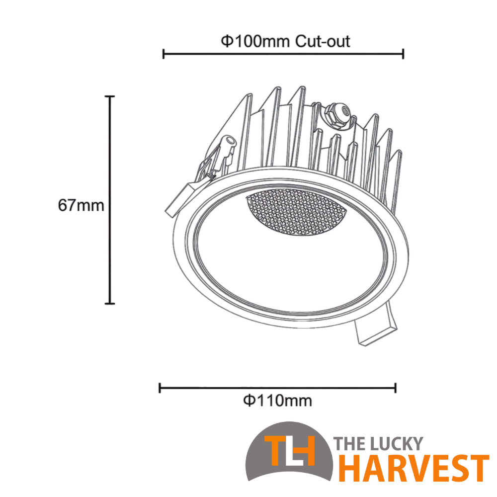 Seccio 100 Downlight Φ110mm - Image 2