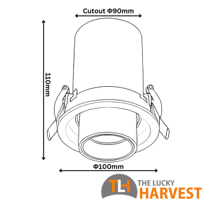Tortue 90 Downlight