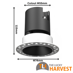 Zona 55 Trimless Downlight