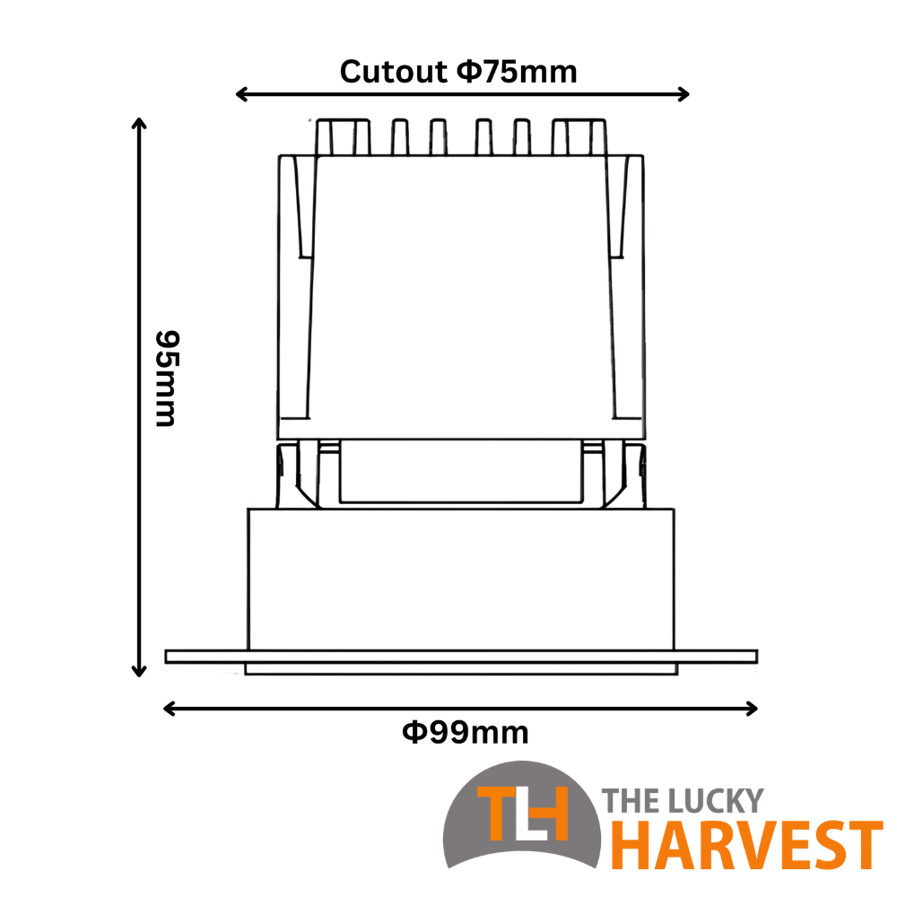 Zona 75 Trimless Downlight - Image 2
