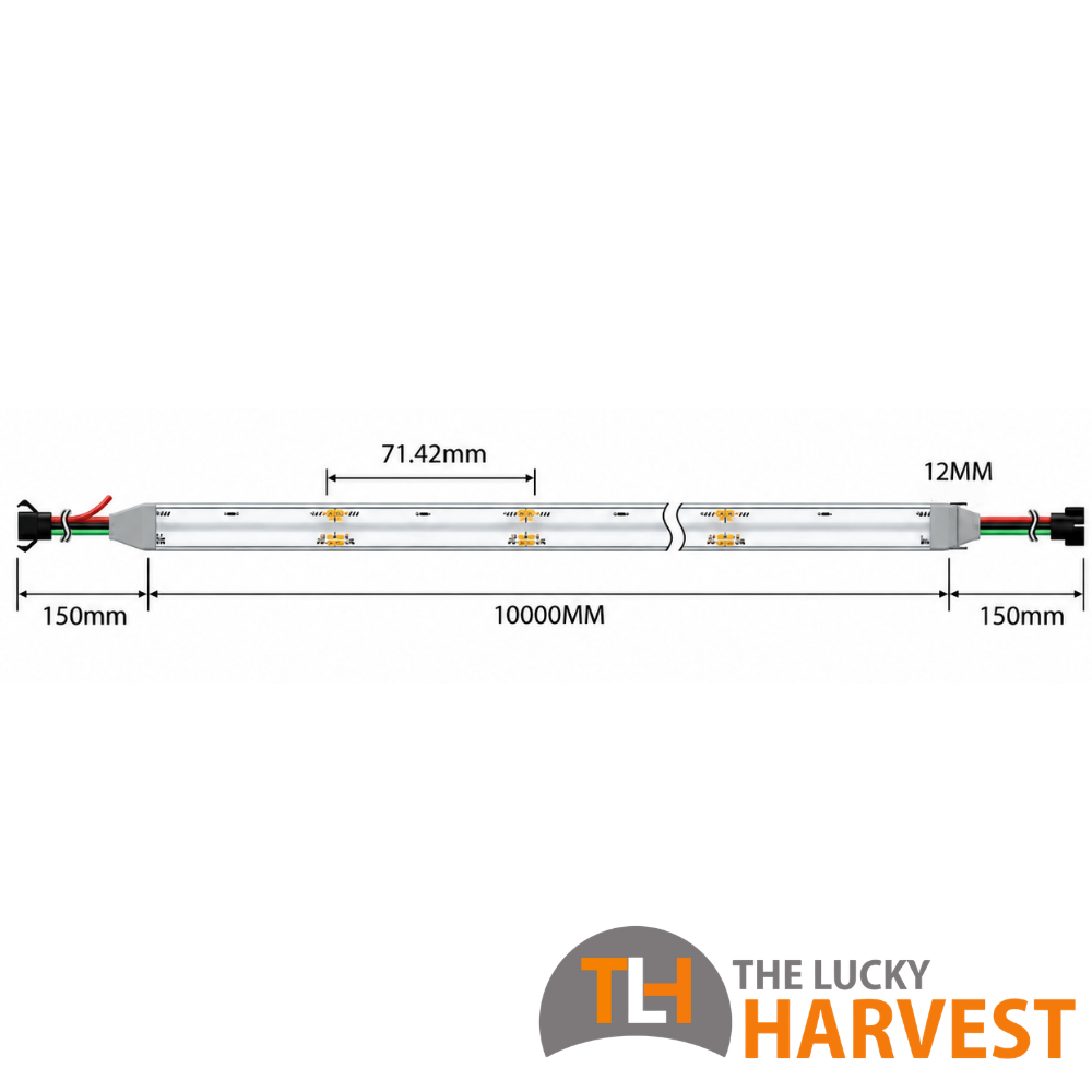 12mm RGBW LED Strip - 19.2w/m, COB, IP20 - Image 2
