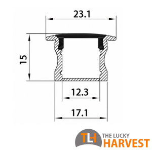 Edge 2315 Aluminium Extrusion (4m)