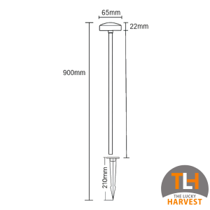 Mush 65 Flat Garden Light