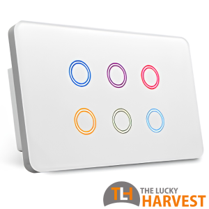 RGB Backlight Zigbee 6-Gang Switch 124mm